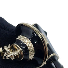 Load image into Gallery viewer, CHANEL Mademoiselle/Gabrielle Doll BlackABG014-B21625-U3081 Gold Plated Faux Pearl
