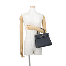 Load image into Gallery viewer, HERMES Kelly Retourne Ardoise Togo Leather Size 25
