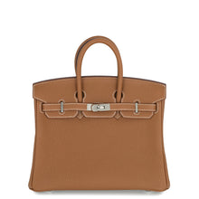 将图像加载到图库查看器中，HERMES Birkin Gold Togo Leather Size 25
