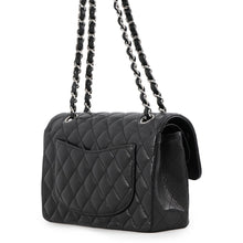 Load image into Gallery viewer, CHANEL Matelasse W Flap ChainShoulder Bag BlackA01113 Caviar Leather Size 23
