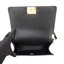 Load image into Gallery viewer, CHANEL Boy Chanel Chain Shoulder Bag BlackA67086-Y83339-94305 Caviar Leather Size 25
