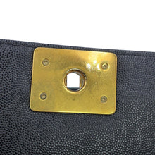 Load image into Gallery viewer, CHANEL Boy Chanel Chain Shoulder Bag BlackA67086-Y83339-94305 Caviar Leather Size 25
