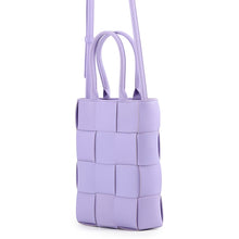 Load image into Gallery viewer, Bottega Veneta Cassette 2-Way Tote Purple709341VMAY14214 Lambskin Size Mini
