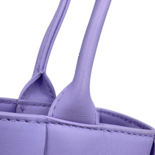 Load image into Gallery viewer, Bottega Veneta Cassette 2-Way Tote Purple709341VMAY14214 Lambskin Size Mini

