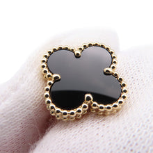 将图像加载到图库查看器中，Van Cleef &amp; Arpels Vintage Alhambra EarringVCARA44200 18K Yellow Gold
