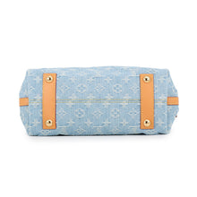 Load image into Gallery viewer, LOUIS VUITTON Carryall NM Sky BlueDenimM11462 Monogram Denim Size PM
