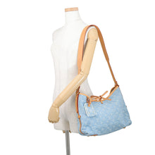 Load image into Gallery viewer, LOUIS VUITTON Carryall NM Sky BlueDenimM11462 Monogram Denim Size PM
