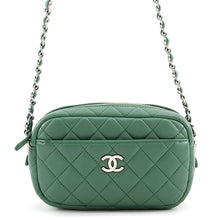 Load image into Gallery viewer, CHANEL Matelasse ChainShoulder Bag GreenA91796 Lambskin
