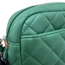Load image into Gallery viewer, CHANEL Matelasse ChainShoulder Bag GreenA91796 Lambskin
