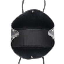 Load image into Gallery viewer, HERMES Garden Party Black Toile H Negonda Leather Size TPM
