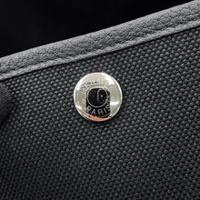 Load image into Gallery viewer, HERMES Garden Party Black Toile H Negonda Leather Size TPM
