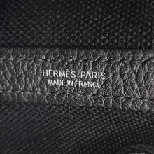 Load image into Gallery viewer, HERMES Garden Party Black Toile H Negonda Leather Size TPM
