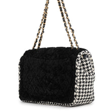 Load image into Gallery viewer, CHANEL Paris 31 Louis Cambon Chain Shoulder Bag Black Shearling Sheep Tweed Leather
