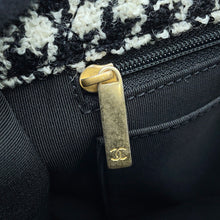Load image into Gallery viewer, CHANEL Paris 31 Louis Cambon Chain Shoulder Bag Black Shearling Sheep Tweed Leather
