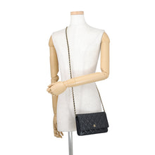 Load image into Gallery viewer, CHANEL Matelasse Classic Chain Wallet BlackAP0250 Lambskin

