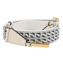 Load image into Gallery viewer, FENDI FF Strap You White/Black Canvas
