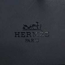 Load image into Gallery viewer, HERMES Mykonos Sandals Black Rubber Size 36
