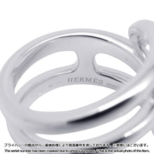 将图像加载到图库查看器中，HERMES Chaine d'Ancre Twist Punk Ring Size PM/52/#12 SV925
