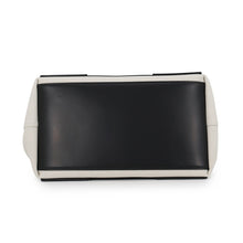 将图像加载到图库查看器中，BALENCIAGA Navy Kabas White/Black339933 Canvas Leather Size S

