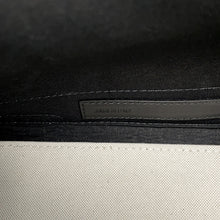 Load image into Gallery viewer, BALENCIAGA Navy Kabas White/Black339933 Canvas Leather Size S
