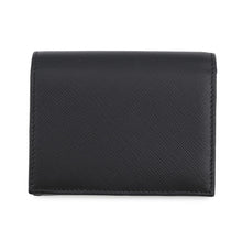 Load image into Gallery viewer, PRADA Saffiano Leather Compact Wallet Black1MV204_QHH_F0002 Saffiano LeatherLeather
