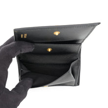 Load image into Gallery viewer, PRADA Saffiano Leather Compact Wallet Black1MV204_QHH_F0002 Saffiano LeatherLeather
