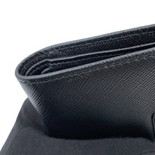 Load image into Gallery viewer, PRADA Saffiano Leather Compact Wallet Black1MV204_QHH_F0002 Saffiano LeatherLeather
