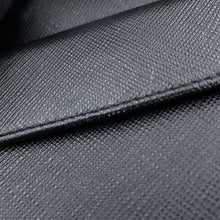 Load image into Gallery viewer, PRADA Saffiano Leather Compact Wallet Black1MV204_QHH_F0002 Saffiano LeatherLeather
