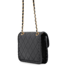 Load image into Gallery viewer, CHANEL Matelasse Single Flap Shoulder Bag BlackAS2495-B23328-94305 Lambskin Size Mini
