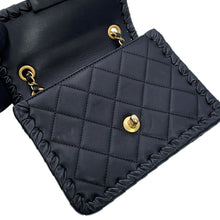 Load image into Gallery viewer, CHANEL Matelasse Single Flap Shoulder Bag BlackAS2495-B23328-94305 Lambskin Size Mini
