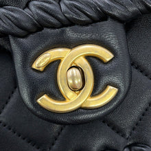Load image into Gallery viewer, CHANEL Matelasse Single Flap Shoulder Bag BlackAS2495-B23328-94305 Lambskin Size Mini

