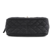 Load image into Gallery viewer, CHANEL Matelasse CC Logo Shoulder Bag Black Caviar Leather

