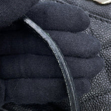 Load image into Gallery viewer, CHANEL Matelasse CC Logo Shoulder Bag Black Caviar Leather
