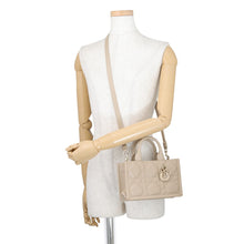 Load image into Gallery viewer, Dior Macrocannage Book Tote PowderBeigeS5573OWHP_M51U Calf Leather Size Mini
