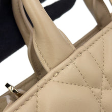 Load image into Gallery viewer, Dior Macrocannage Book Tote PowderBeigeS5573OWHP_M51U Calf Leather Size Mini
