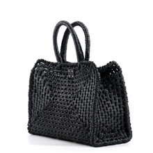Load image into Gallery viewer, Ferragamo Studio Handbag Black211101 Raffia
