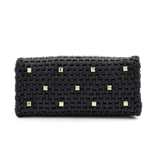 Load image into Gallery viewer, Ferragamo Studio Handbag Black211101 Raffia
