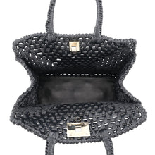 Load image into Gallery viewer, Ferragamo Studio Handbag Black211101 Raffia
