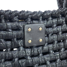 Load image into Gallery viewer, Ferragamo Studio Handbag Black211101 Raffia
