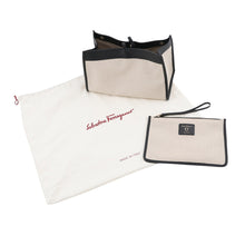 Load image into Gallery viewer, Ferragamo Studio Handbag Black211101 Raffia
