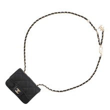 Load image into Gallery viewer, CHANEL Matelasse belt bag BlackAP1952 Caviar Leather
