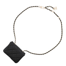 Load image into Gallery viewer, CHANEL Matelasse belt bag BlackAP1952 Caviar Leather
