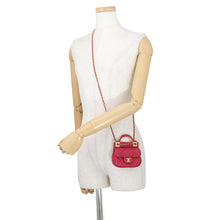 Load image into Gallery viewer, CHANEL Matelasse ChainClutch Bag RedAP2271 Lambskin
