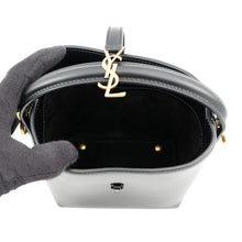 Load image into Gallery viewer, SAINT LAURENT PARIS LE 37 Mini Bucket Shoulder Bag Black765870 Calf Leather

