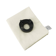Load image into Gallery viewer, LOEWE hammock compact Black Leather Raffia
