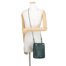Load image into Gallery viewer, LOEWE Pebble Pouch Shoulder Bag Shah WoodCANBSPPX01 7973 Smooth Calf Leather
