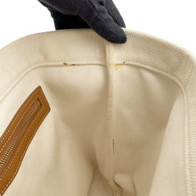 将图像加载到图库查看器中，CELINE Horizontal Cabas Beige/Brown192162BNZ.02NT Canvas Leather Size Medium
