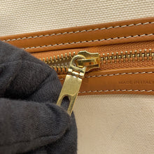 将图像加载到图库查看器中，CELINE Horizontal Cabas Beige/Brown192162BNZ.02NT Canvas Leather Size Medium
