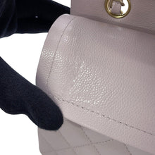 Load image into Gallery viewer, CHANEL Matelasse W flap Chain Shoulder Bag Light PurpleA01113 Caviar Leather
