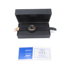 Load image into Gallery viewer, SEIKO Prospex Marine Master Professional TI Ceramic Silicon Black DialSBDX014
